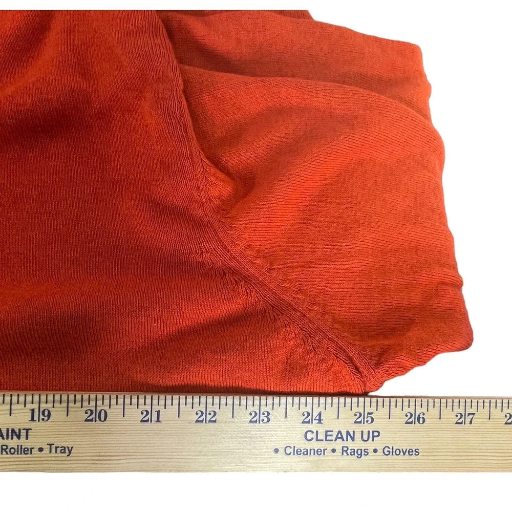 Bobby Jones Mens Orange Long Sleeve‎ Crew Neck Sweater 100% Pima Cotton XXL